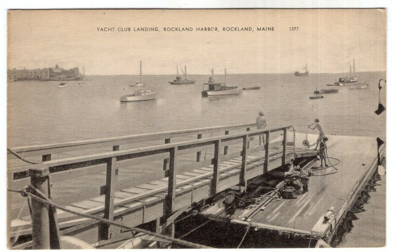 Rockland, Maine, Yacht Club Landing, Rockland Harbor