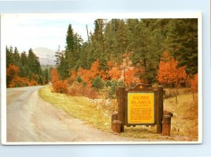 Postcard - Sierra Blanca (Old Baldy), Mescalero Apache Indian Reservation - N.M.