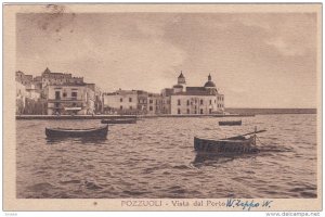 Pozzuoli , province of Naples, Campania , Italy , PU-1925 ; Vista dal Porto