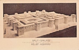 SPLIT SPALATO CROATIA~DIOCLETIAN'S PALACE~RELIEF HEBRARD POSTCARD