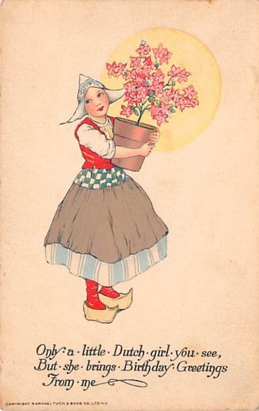 Artist Samuel Schmucker Dutch Children Postcard