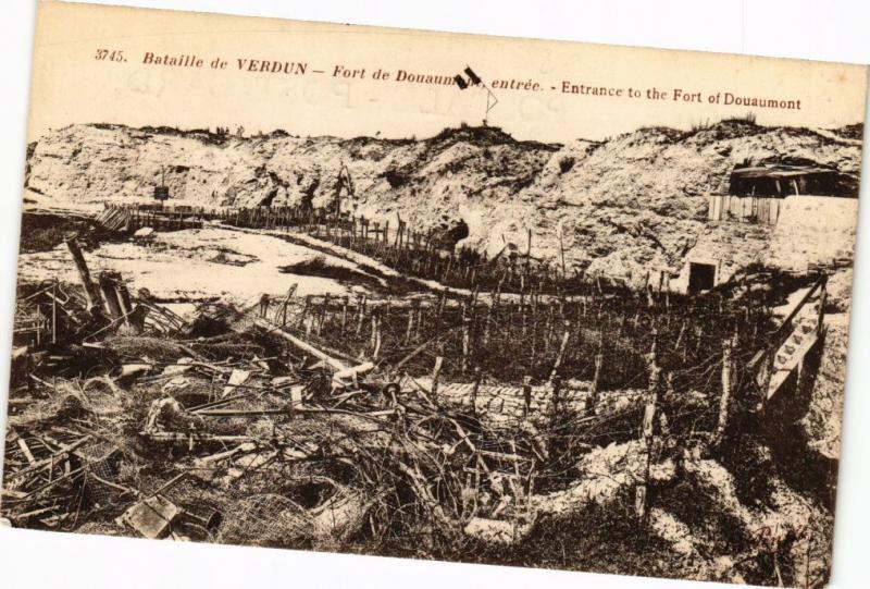 CPA Bataille de Verdun-Fort de Douaumont entrée (232215)
