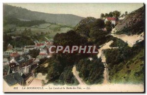 Old Postcard La Bourboule The Lace And La Roche Des Fees