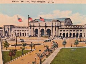 Postcard Union Station, Washington D. C.      X2