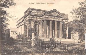 uk12362 st johns parish church  egremont real photo uk