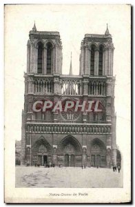 Old Postcard Notre Dame De Paris