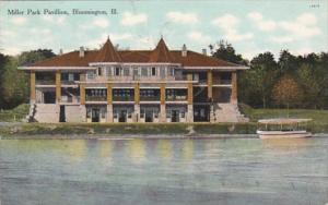 Illinois Bloomington Miller Park Pavilion 1909 Curteich