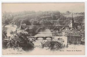 Ponts de la Nydeck Berne Switzerland postcard