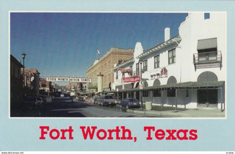 Fort Worth , Texas , 1986 ; Stockyards