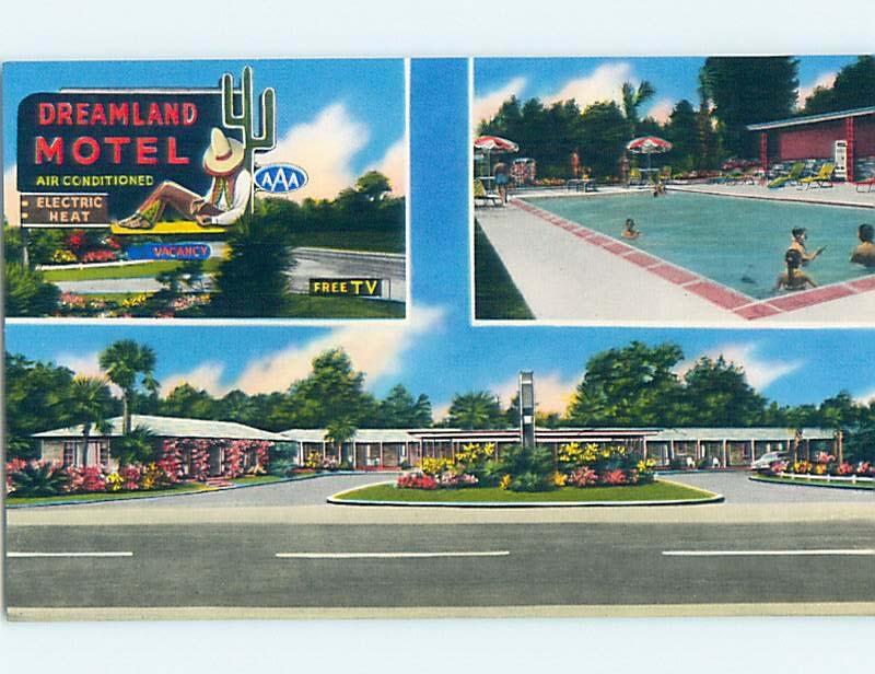 Unused Pre-1980 MOTEL SCENE Savannah Georgia GA HJ9787