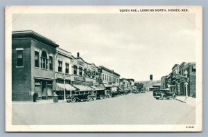 SIDNEY NE TENTH AVENUE ANTIQUE POSTCARD