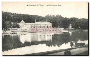 Old Postcard Bagnoles of Orne Casino Lake