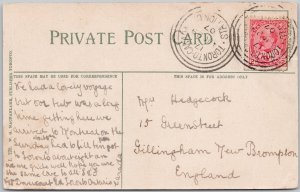 Foresters Temple Toronto Vintage Lithograph Postcard 1907 Canada H81