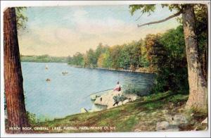 Perch Rock, Crystal Lake, Averill Park NY  (creases)