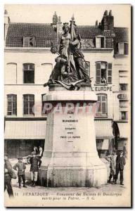 Dunkirk - Children Monument - Old Postcard