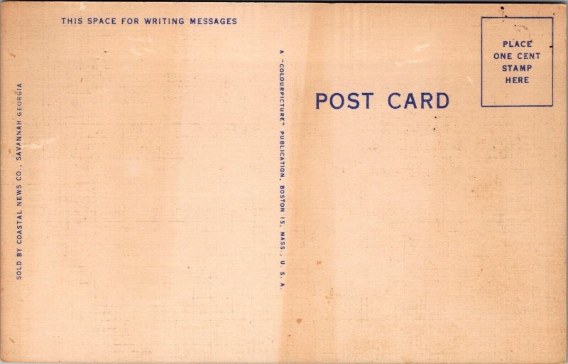 Vtg Savannah GA Old Pirates House Garden Trustees Herb House