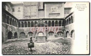 Old Postcard Bologna S Stetano Cortile della Chiesa Maggiore