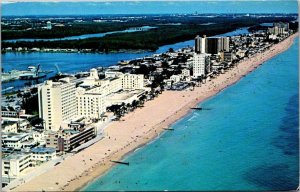 Florida Hollywood Beach From The Air 1971