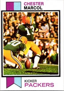 1973 Topps Football Card Chester Marcol Green Bay Packers sk2487