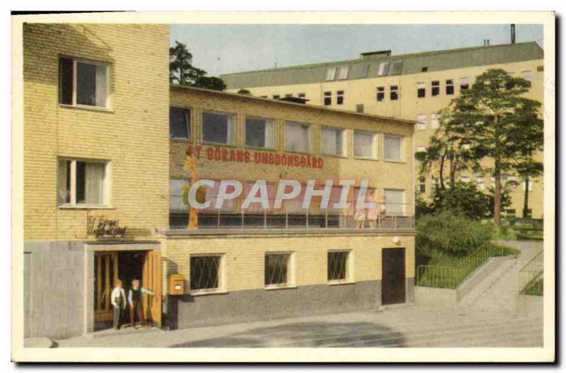 Postcard Old Stockhom St Goran Ungdomsgard Hotell Arken