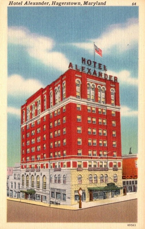 Maryland Hagerstown Hotel Alexander