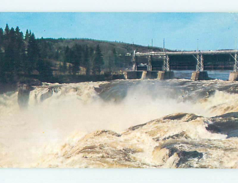 Pre-1980 TOWN VIEW SCENE Grand Falls New Brunswick NB p9839