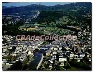 Old Postcard By plane above Espalion Aveyron