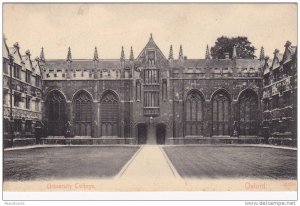 University College, Oxford (Oxfordshire), England, UK, 1900-1910s