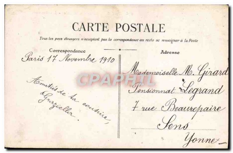 Old Postcard Paris Entree Des Invalides