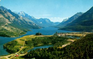 Canada Waterton Glacier International Peace Park Overlooking The Waterton Valley