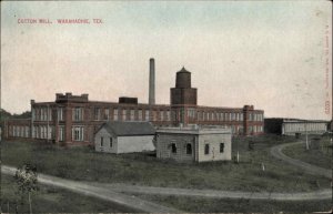 Waxahachie Texas TX Cotton Mill c1910 Postcard