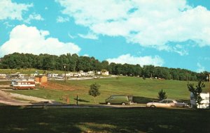 Vintage Postcard Diamond Caverns Koa Kampground Private Wood Site Park City KY