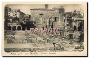 Old Postcard Roma Foro Romano Veduta Generale