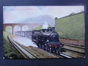 Steam Locomotive L.& N.W.R. London & North Western Express Engine Old Postcard