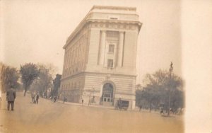 Washington DC Masonic Temple and Street Scene Real Photo Postcard AA109835