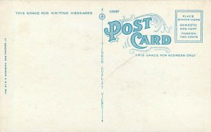 Postcard Navigation Canal Locks Mississippi River-Lake Ponchartrain LA Steamboat