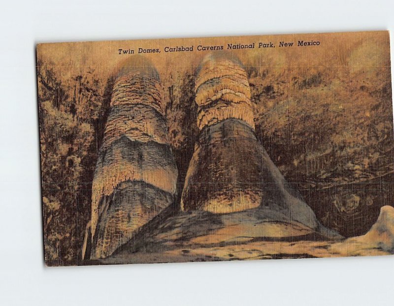 Postcard Twin Domes Carlsbad Caverns National Park Carlsbad New Mexico USA