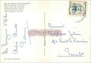 Modern Postcard Pass the great saint Bernado Valais (Switzerland) 2472 m alt Dog