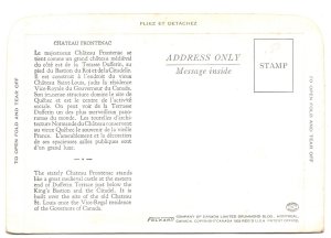 Chateau Frontenac, Montreal, Folkard Lettercard