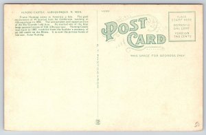 Albuquerque New Mexico~Huning Castle~Fountain~Wrought-Iron Fence~c1910 Postcard