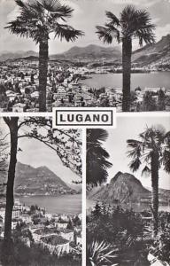 Switzerland Lugano Panorama 1957 Photo