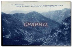 Old Postcard Alpes Maritimes Peira Cava A valley behind the Victoria Hotel Be...
