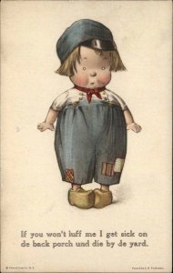 Charles Twelvetrees Little Dutch Boy #24 c1915 Postcard