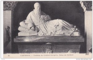 CARTHAGE, Tunisia, 1900-1910's; Tombeau Du Cardinal Lavigerie, Statue Du Card...