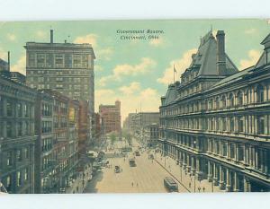 Divided-Back STREET SCENE Cincinnati Ohio OH W2282