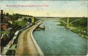CPA AK Washington Bridge and Speedway NEW YORK CITY USA (790571)