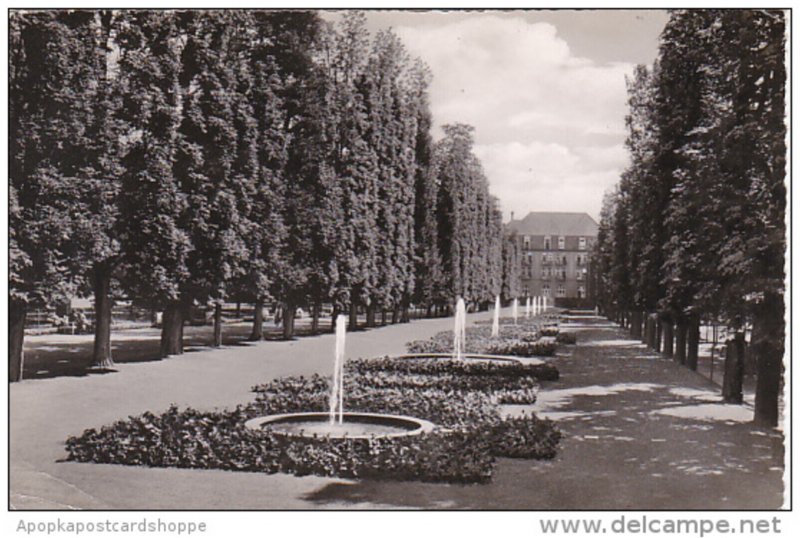 Germany Bad Pyrmont Springbrunnenallee 1957 Photo