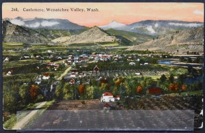 Cashmere, Wenatchee Valley, WA - 1918 Flag Cancel