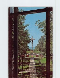 Postcard Catholic Shrine Indian River Michigan USA