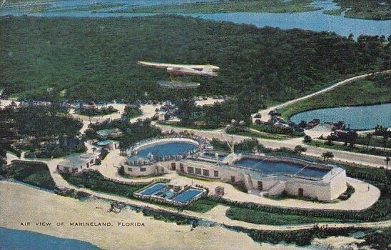 Florida Orlando Air View Of Marineland